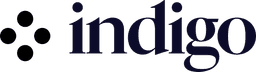 Indigo logo in lightmode