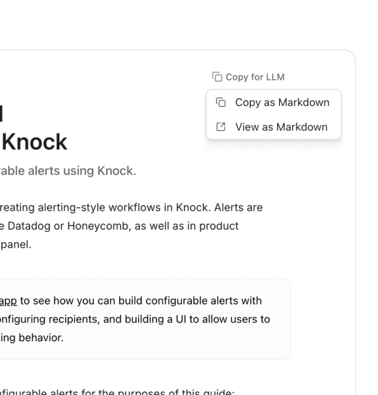 Bring the context you need to your AI workflow with LLMS.txt and our doc search MCP tool. 