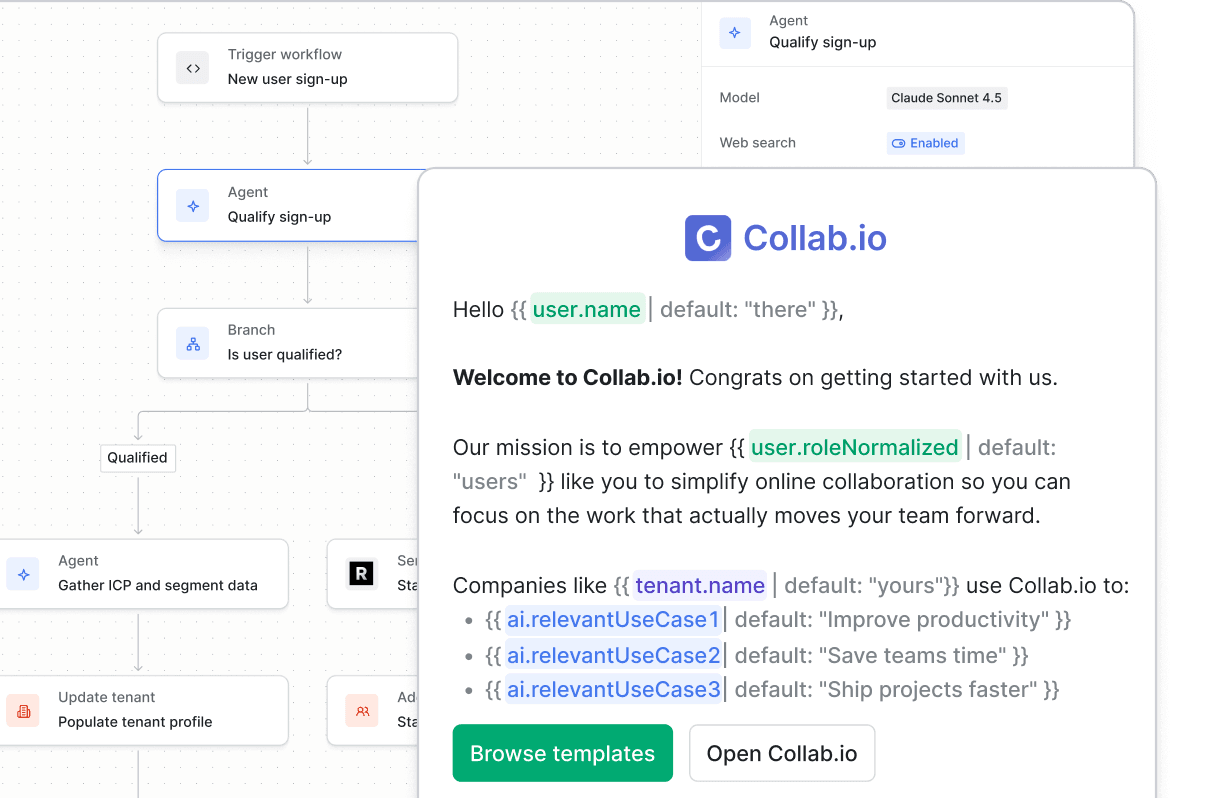 Eliminate generic messaging.