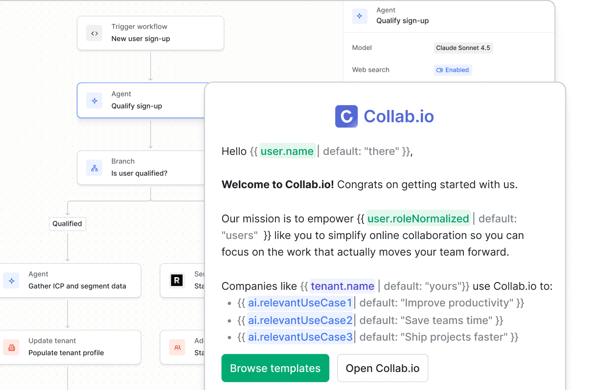 Add intelligence to your messaging.