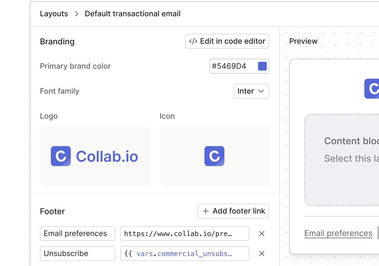 On-brand messaging, by design.