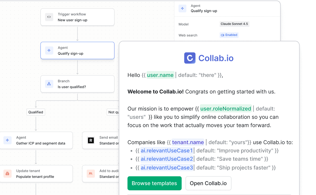 Eliminate generic messaging.