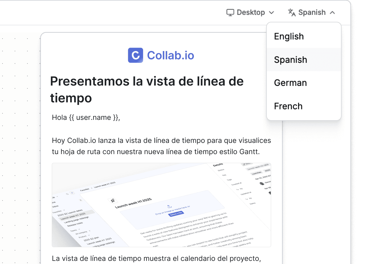 Automatic translations.