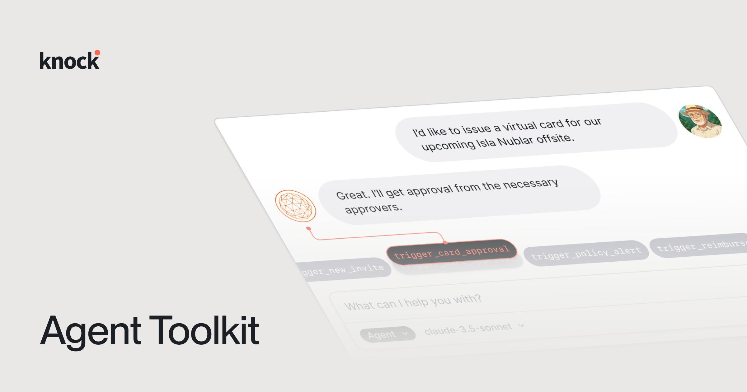 Knock agent toolkit