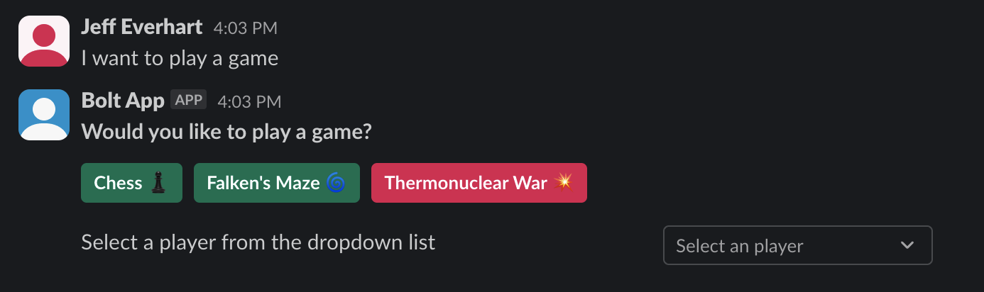 example slack prompt