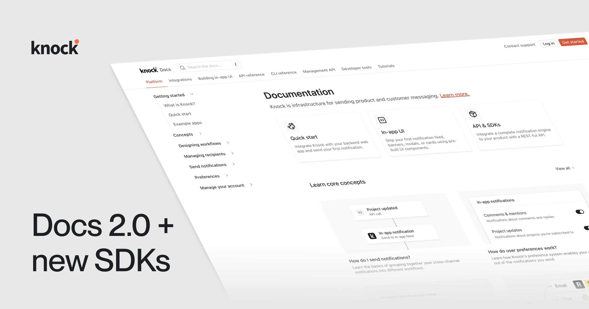 Docs 2.0 header