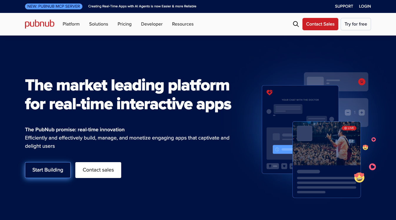 PubNub website