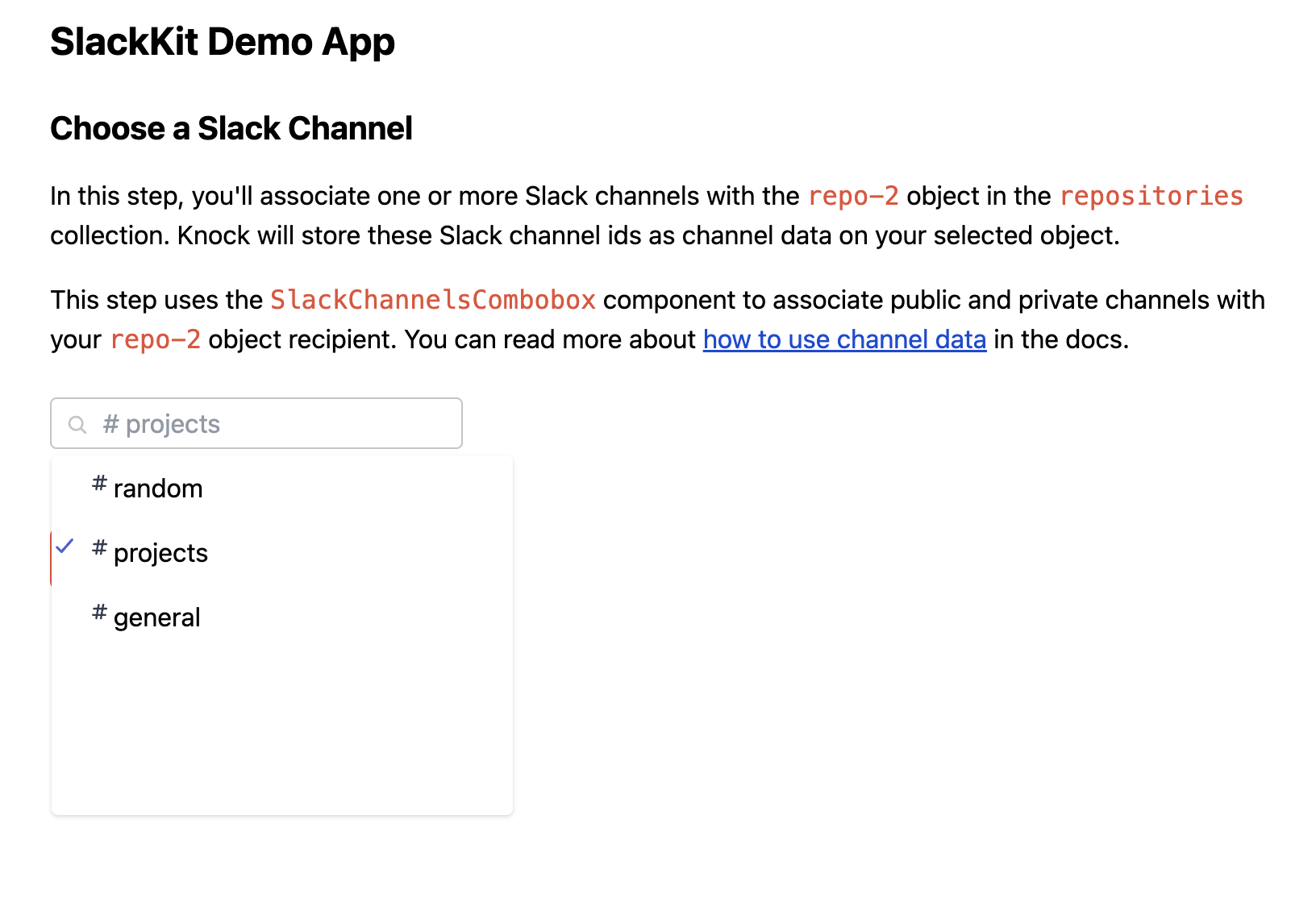 choosing slack channels