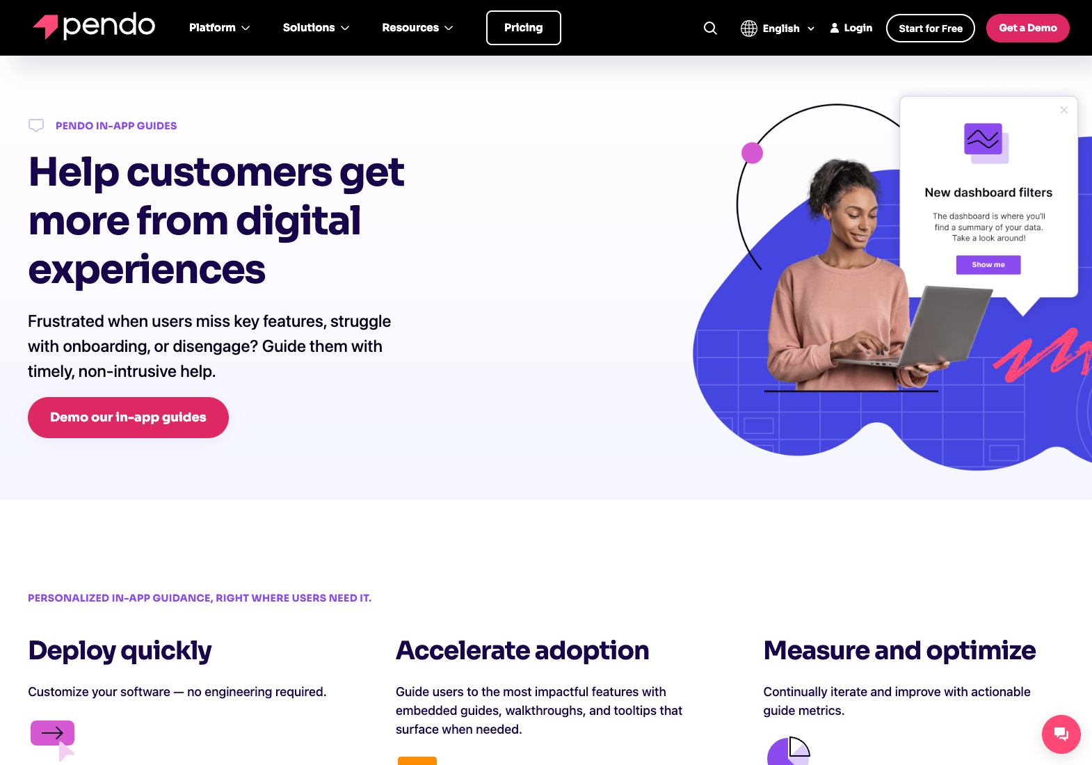 Pendo website