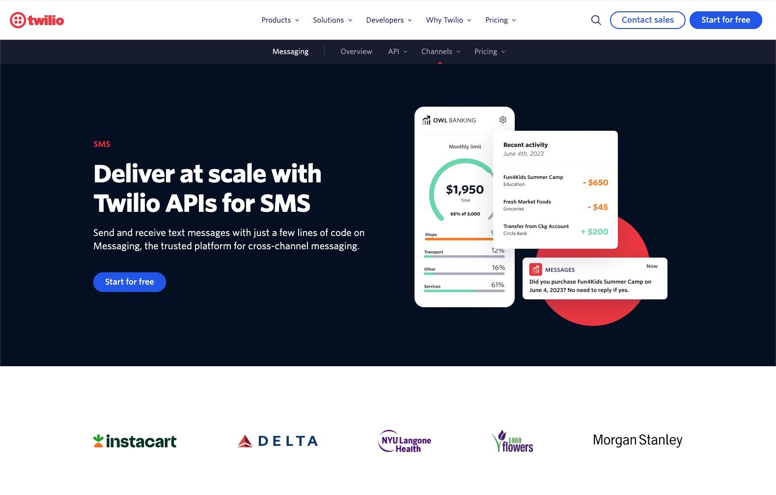 Twilio website