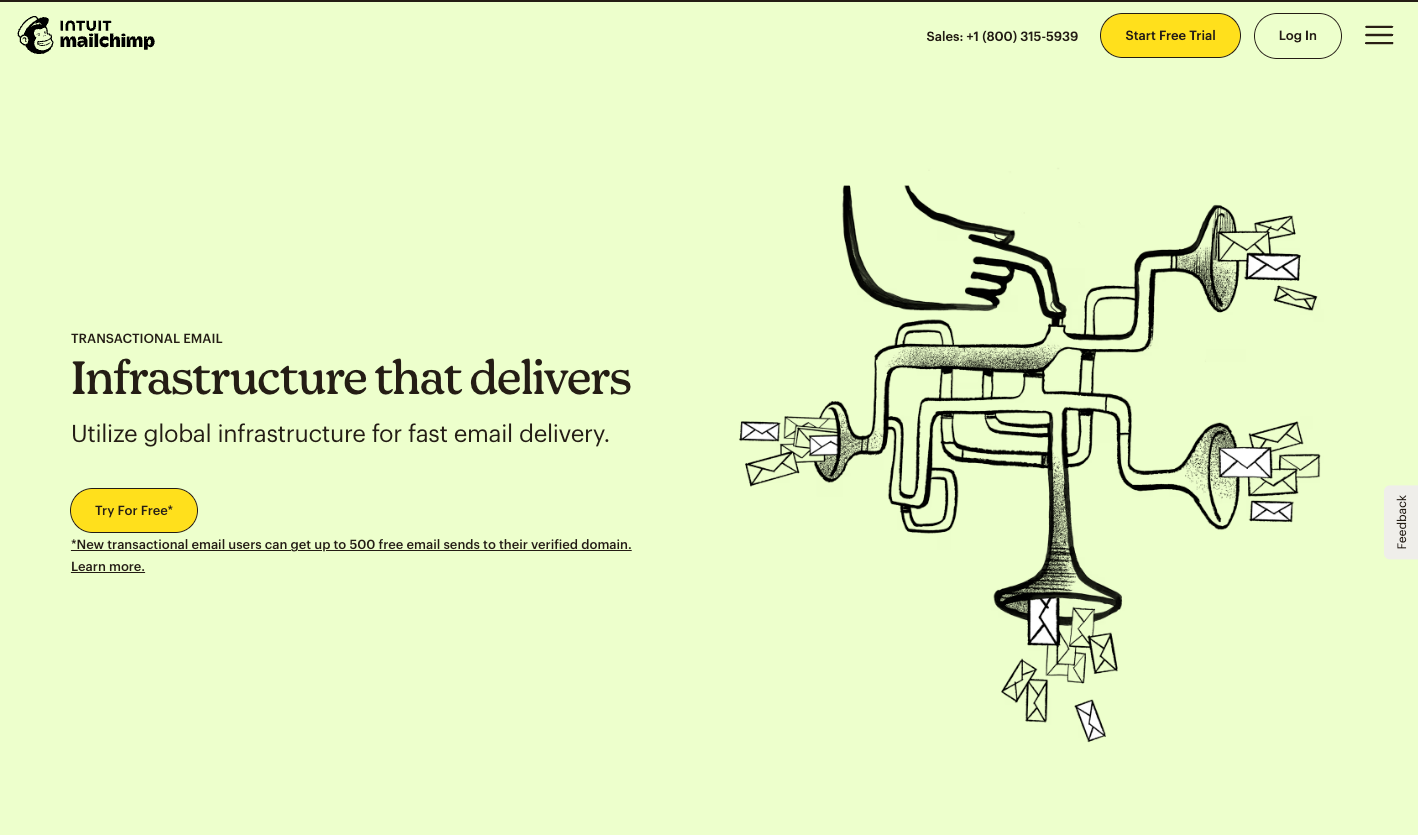Mailchimp website