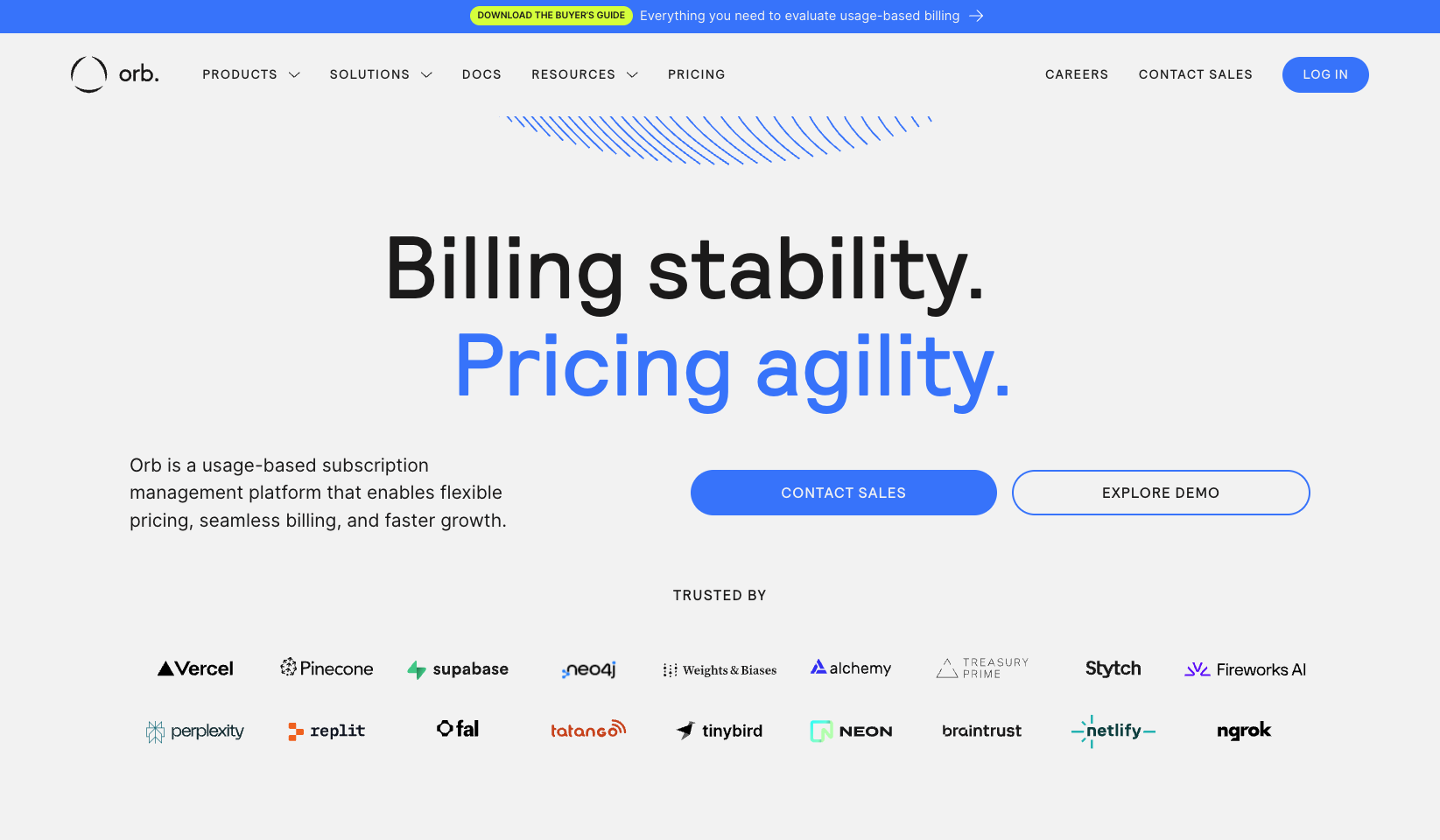 Orb website