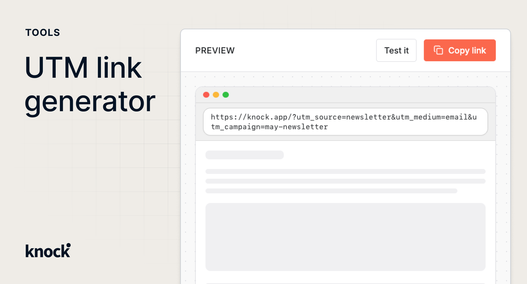 UTM link generator | Build campaign tracking links with UTM parameters ...